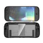 Ốp lưng liền TPU + PC chống sốc cho máy chơi game Nintendo Switch 2, Ốp lưng liền TPU + PC màu đen, Ốp lưng liền TPU + PC màu trắng
