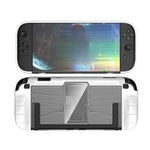 Ốp lưng liền TPU + PC chống sốc cho máy chơi game Nintendo Switch 2, Ốp lưng liền TPU + PC màu đen, Ốp lưng liền TPU + PC màu trắng