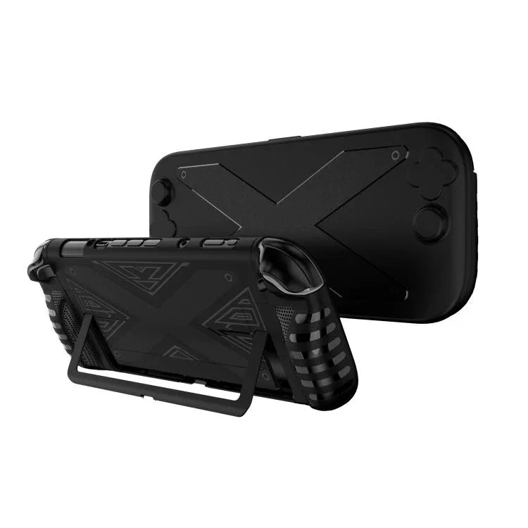 Ốp lưng tách rời PC + TPU có bộ phận bảo vệ cho Nintendo Switch 2, bộ phận PC + TPU màu đen, bộ phận PC + TPU màu trắng