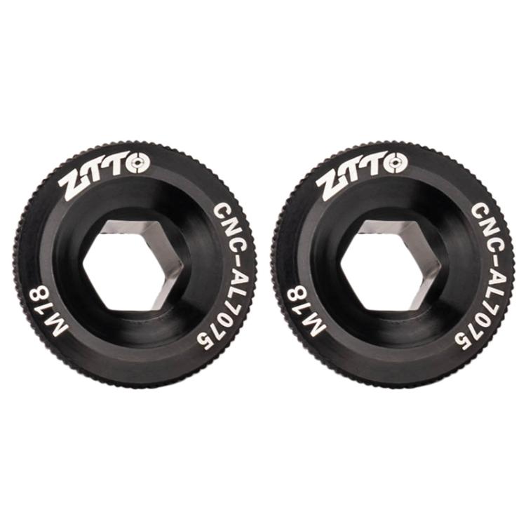 Bộ 2 ốc vít nắp tay đạp hợp kim nhôm xe đạp ZTTO, các màu M18 đen, đỏ, xanh; M19 đen, đỏ, xanh; M20 đen, đỏ, xanh