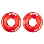 Bộ 2 ốc vít nắp tay đạp hợp kim nhôm xe đạp ZTTO, các màu M18 đen, đỏ, xanh; M19 đen, đỏ, xanh; M20 đen, đỏ, xanh