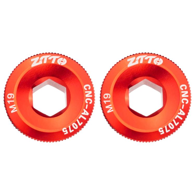 Bộ 2 ốc vít nắp tay đạp hợp kim nhôm xe đạp ZTTO, các màu M18 đen, đỏ, xanh; M19 đen, đỏ, xanh; M20 đen, đỏ, xanh