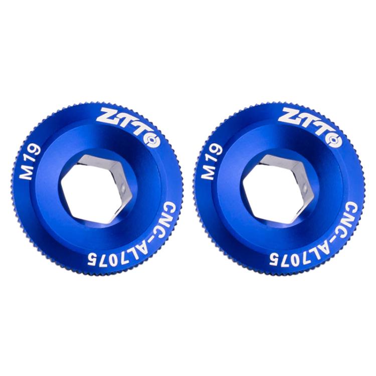 Bộ 2 ốc vít nắp tay đạp hợp kim nhôm xe đạp ZTTO, các màu M18 đen, đỏ, xanh; M19 đen, đỏ, xanh; M20 đen, đỏ, xanh