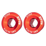 Bộ 2 ốc vít nắp tay đạp hợp kim nhôm xe đạp ZTTO, các màu M18 đen, đỏ, xanh; M19 đen, đỏ, xanh; M20 đen, đỏ, xanh