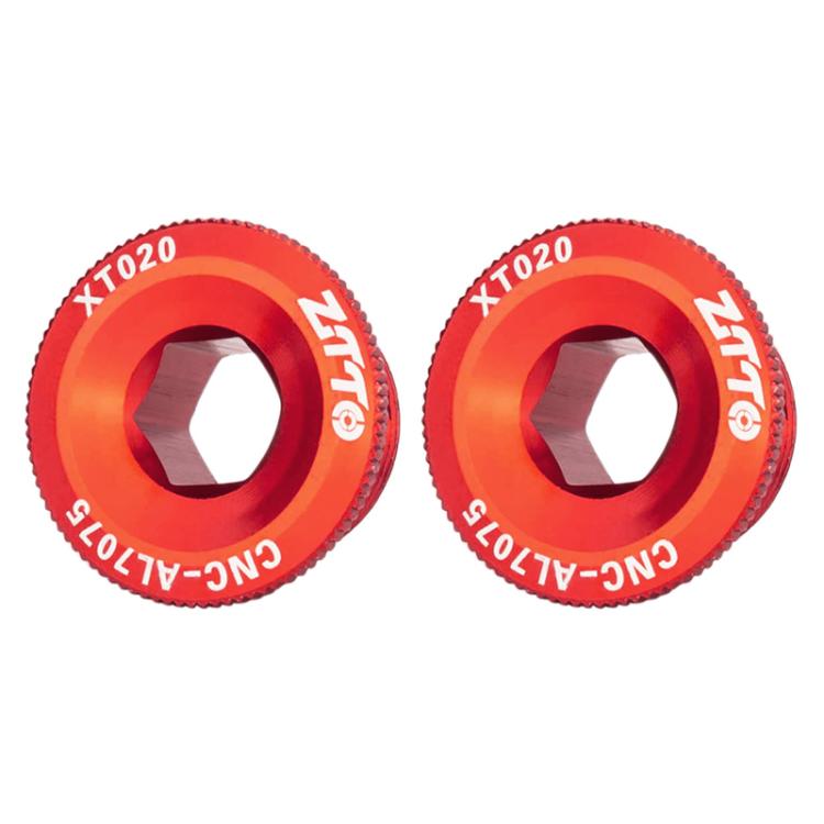 Bộ 2 ốc vít nắp tay đạp hợp kim nhôm xe đạp ZTTO, các màu M18 đen, đỏ, xanh; M19 đen, đỏ, xanh; M20 đen, đỏ, xanh