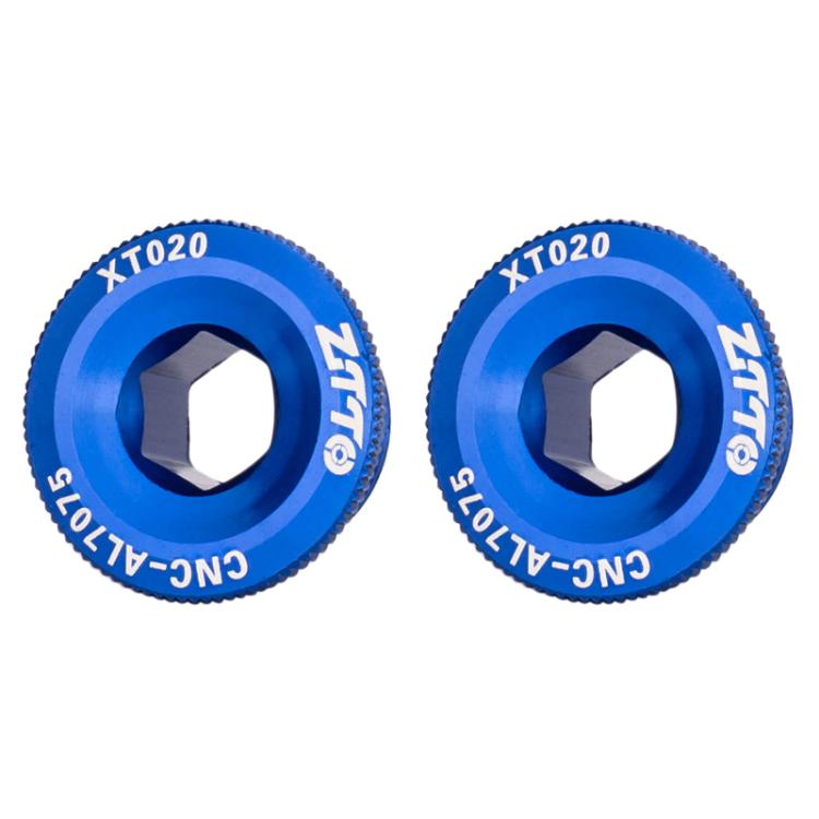 Bộ 2 ốc vít nắp tay đạp hợp kim nhôm xe đạp ZTTO, các màu M18 đen, đỏ, xanh; M19 đen, đỏ, xanh; M20 đen, đỏ, xanh