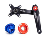 Bộ 2 ốc vít nắp tay đạp hợp kim nhôm xe đạp ZTTO, các màu M18 đen, đỏ, xanh; M19 đen, đỏ, xanh; M20 đen, đỏ, xanh