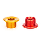 Bộ 2 ốc vít nắp tay đạp hợp kim nhôm xe đạp ZTTO, các màu M18 đen, đỏ, xanh; M19 đen, đỏ, xanh; M20 đen, đỏ, xanh