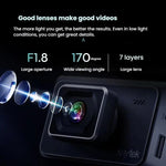 Camera ẩn Anytek T2 PRO 3.0 inch 2K HD nhìn ban đêm, ghi hình kép trước và sau, T2 PRO