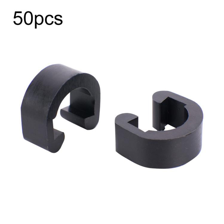 50 chiếc kẹp nhựa C-Clips ZTTO cho cáp chuyển số và phanh xe đạp địa hình