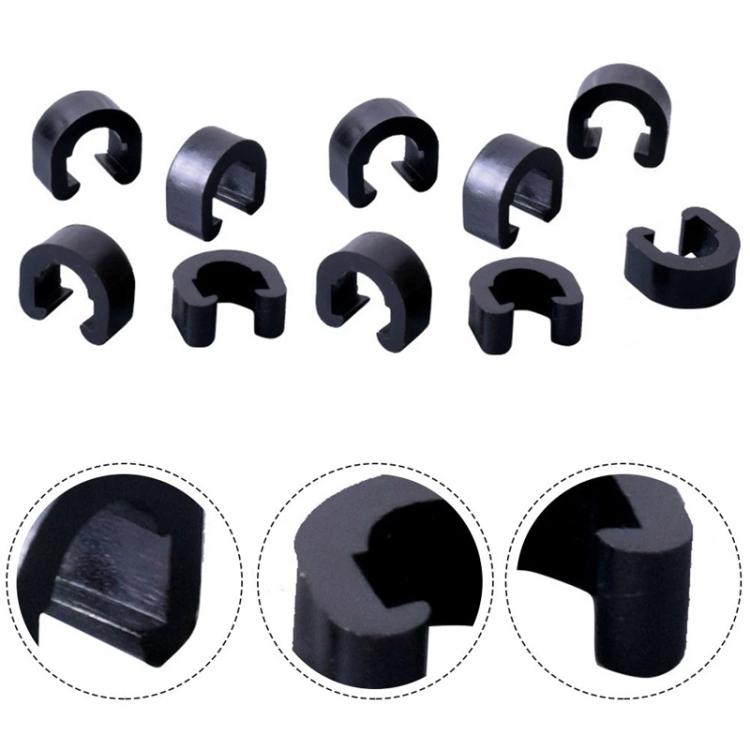 50 chiếc kẹp nhựa C-Clips ZTTO cho cáp chuyển số và phanh xe đạp địa hình