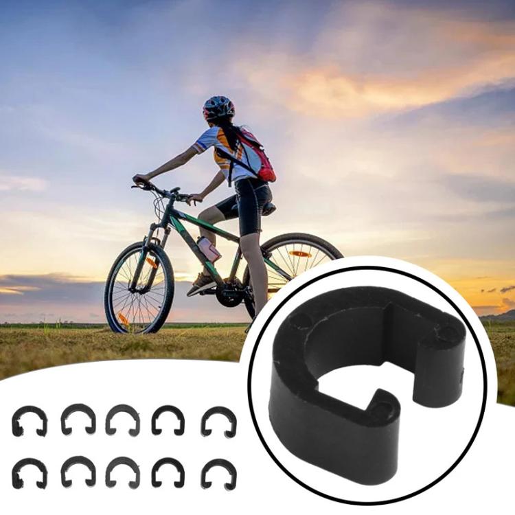 50 chiếc kẹp nhựa C-Clips ZTTO cho cáp chuyển số và phanh xe đạp địa hình