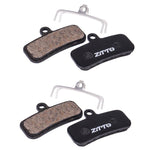 2 đôi má phanh đĩa bán kim loại nhựa tổng hợp ZTTO cho xe đạp địa hình, mã MS-01B, MS-01D, MS-01E, MS-01F, MS-02A, MS-02B, MS-02D, MS-02F, MS-03F, MS-04B, MS-05B, MS-05C, MS-07B, MS-07C, MS-07C có lỗ, MS-08A, MS-08B, MS-11A, MS-11C, MS-11D
