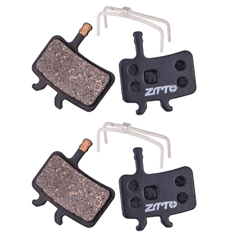2 đôi má phanh đĩa bán kim loại nhựa tổng hợp ZTTO cho xe đạp địa hình, mã MS-01B, MS-01D, MS-01E, MS-01F, MS-02A, MS-02B, MS-02D, MS-02F, MS-03F, MS-04B, MS-05B, MS-05C, MS-07B, MS-07C, MS-07C có lỗ, MS-08A, MS-08B, MS-11A, MS-11C, MS-11D
