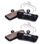 2 đôi má phanh đĩa bán kim loại nhựa tổng hợp ZTTO cho xe đạp địa hình, mã MS-01B, MS-01D, MS-01E, MS-01F, MS-02A, MS-02B, MS-02D, MS-02F, MS-03F, MS-04B, MS-05B, MS-05C, MS-07B, MS-07C, MS-07C có lỗ, MS-08A, MS-08B, MS-11A, MS-11C, MS-11D