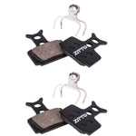 2 đôi má phanh đĩa bán kim loại nhựa tổng hợp ZTTO cho xe đạp địa hình, mã MS-01B, MS-01D, MS-01E, MS-01F, MS-02A, MS-02B, MS-02D, MS-02F, MS-03F, MS-04B, MS-05B, MS-05C, MS-07B, MS-07C, MS-07C có lỗ, MS-08A, MS-08B, MS-11A, MS-11C, MS-11D