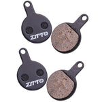 2 đôi má phanh đĩa bán kim loại nhựa tổng hợp ZTTO cho xe đạp địa hình, mã MS-01B, MS-01D, MS-01E, MS-01F, MS-02A, MS-02B, MS-02D, MS-02F, MS-03F, MS-04B, MS-05B, MS-05C, MS-07B, MS-07C, MS-07C có lỗ, MS-08A, MS-08B, MS-11A, MS-11C, MS-11D