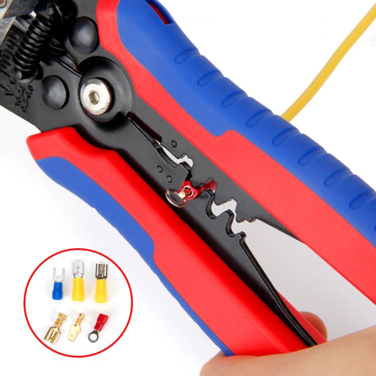 Kìm bấm và tuốt dây đa năng tự động D2, dụng cụ điện portable cho thợ điện