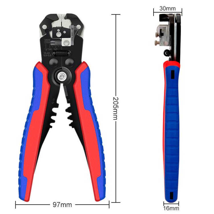 Kìm bấm và tuốt dây đa năng tự động D2, dụng cụ điện portable cho thợ điện