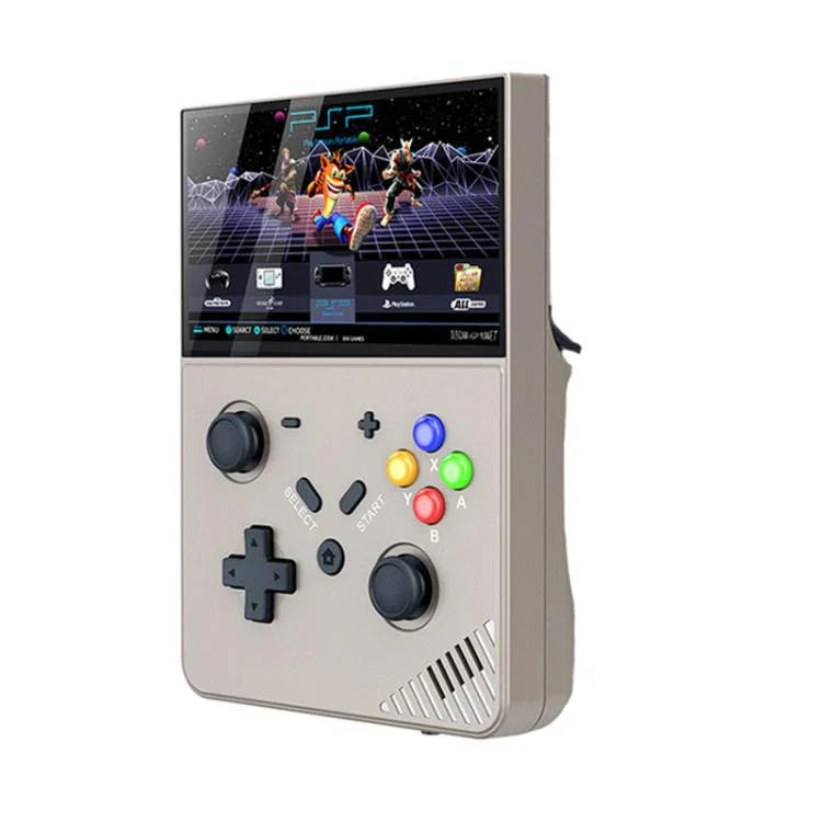 Máy chơi game cầm tay R43 Pro màn hình 4.3 inch HD 4K, máy chơi game video di động tại nhà, màu đen trong suốt 64G, xám 64G, đen trong suốt 128G, xám 128G