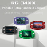Máy chơi game cầm tay ANBERNIC RG 34XX Cổ điển Retro Không dây WIFI Máy chơi game video, Chuẩn 32G-Không có trò chơi, Chuẩn + 64G, Chuẩn + 128G, Chuẩn + 256G
