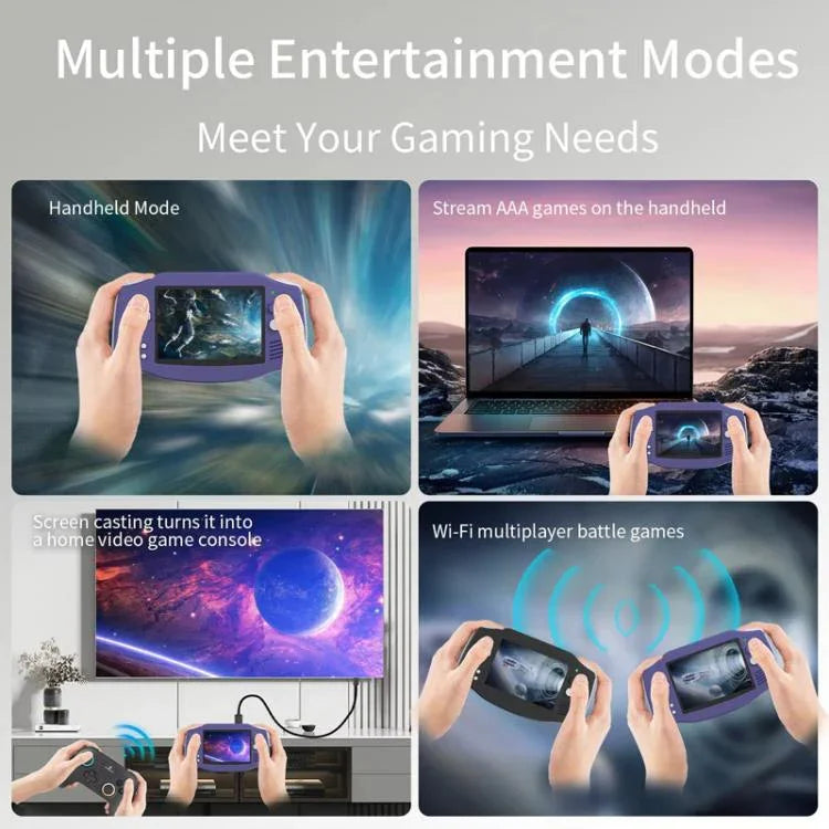 Máy chơi game cầm tay ANBERNIC RG 34XX Cổ điển Retro Không dây WIFI Máy chơi game video, Chuẩn 32G-Không có trò chơi, Chuẩn + 64G, Chuẩn + 128G, Chuẩn + 256G