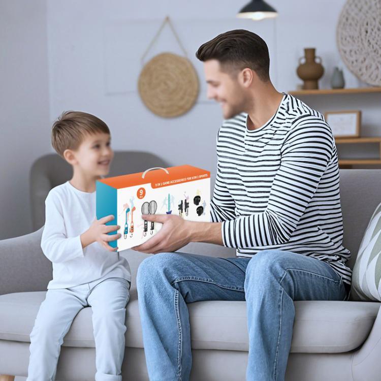 JYS NS2281 Cho Nintendo Switch 2 Bộ Thể Thao 9 Trong 1 Phụ Kiện Tay Cầm Trái Và Phải