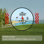 Máy đo khoảng cách golf bỏ túi mini có bù dốc từ tính PGM JQ018 1200 yard