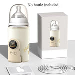 Máy hâm sữa bình sữa không dây 18W, 6 mức nhiệt điều chỉnh, vỏ giữ nhiệt sữa cho bú mẹ và sữa công thức, 6000mAh, 8000mAh, 10000mAh