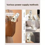 Máy hâm sữa bình sữa không dây 18W, 6 mức nhiệt điều chỉnh, vỏ giữ nhiệt sữa cho bú mẹ và sữa công thức, 6000mAh, 8000mAh, 10000mAh