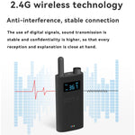 Micro không dây 2.4G cho hội nghị văn phòng, hướng dẫn viên một chiều một-nhiều, bộ phát YWI22, bộ thu YWI22