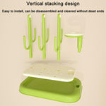 Baby Bottle Drying Rack Drain Drying Rack Insertable Bottle Brush Nipple Brush Storage Holder, Insertable Bottle