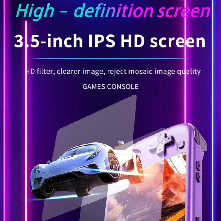 Máy Chơi Game PSP Retro Màn Hình IPS HD 3.5 Inch Hệ Điều Hành Linux GBA Cầm Tay, 64G, 128G