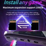 Máy Chơi Game PSP Retro Màn Hình IPS HD 3.5 Inch Hệ Điều Hành Linux GBA Cầm Tay, 64G, 128G