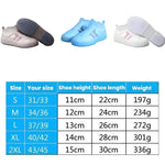 Bao giày đi mưa ngoài trời chống trượt, dày, chống mài mòn, S 31-33, M 34-36, L 37-39, XL 40-42, XXL 43-45