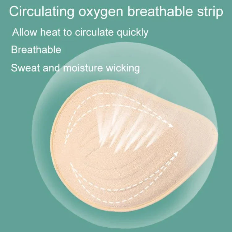 Ngực giả latex tự nhiên sau phẫu thuật, hạt silicone siêu nhẹ, thoáng khí, kháng khuẩn, cấy ghép ngực, S, M, L