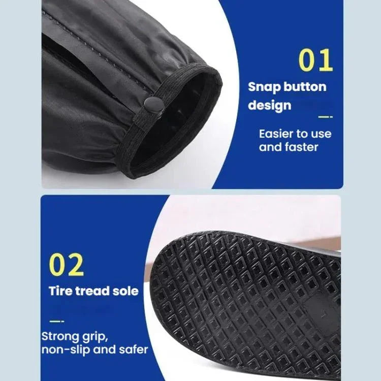 Ủng đi xe đạp ngoài trời dày, chống mài mòn, ống giữa, S 36-37, M 38-39, L 40-42, XL 43-45, XXL 46-47