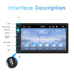 Đầu phát MP5 ô tô 7 inch có dây, Carplay kép, Bluetooth, màn hình lớn, điều khiển trung tâm xe, tiêu chuẩn, tiêu chuẩn + 12 đèn camera