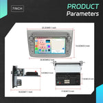 Màn hình ngang 7 inch Android tích hợp Carplay 15 cho Alfa Romeo MITO 2008-2016, bộ điều khiển trung tâm xe, 4+64G, 2+64G