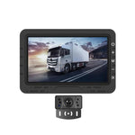Màn hình kỹ thuật số không dây HD 4.3 inch 1:1 cho xe, máy điều khiển trung tâm xe đa năng, có giá đỡ biển số dài Bắc Mỹ, có giá đỡ biển số ngắn châu Âu