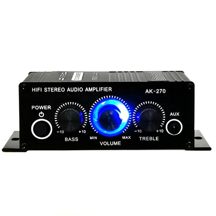 Car Home Stereo Mini Amplifier, AK270, AK270 With DC Line
