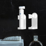 3 chiếc / gói Giá móc dán cho máy cạo râu điện & dụng cụ làm đẹp Thiết kế bán mở dễ lấy