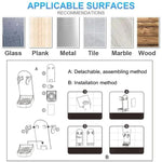 3 chiếc / gói Giá móc dán cho máy cạo râu điện & dụng cụ làm đẹp Thiết kế bán mở dễ lấy