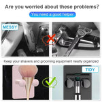 3 chiếc/gói móc treo dao cạo gắn tường không cần khoan, móc dao cạo tay/cạo an toàn