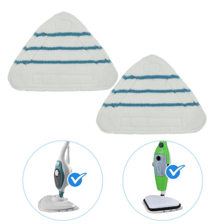 2 cái / gói miếng lau thay thế cho cây lau hơi nước H2O X5, đầu lau bằng sợi microfiber