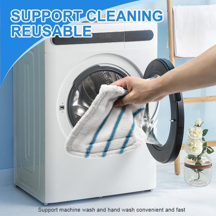 2 cái / gói miếng lau thay thế cho cây lau hơi nước H2O X5, đầu lau bằng sợi microfiber