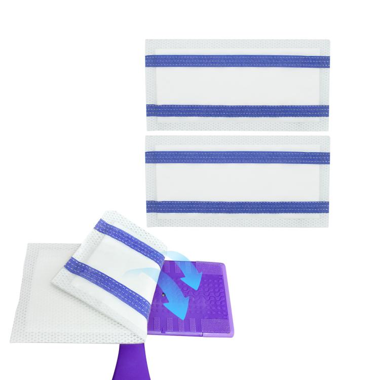 3 cái / gói miếng lau dùng một lần cho Swiffer WetJet làm sạch nặng, đa bề mặt, không để lại vệt, làm sạch nhanh, màu trắng