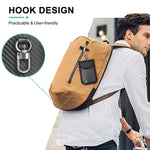 Hộp đựng chìa khóa xe chống RFID chống quét trộm bằng sợi carbon cho xe hơi, thẻ tín dụng & thiết bị điện tử, Dòng đỏ trung bình, Dòng xanh trung bình, Dòng đen nhỏ