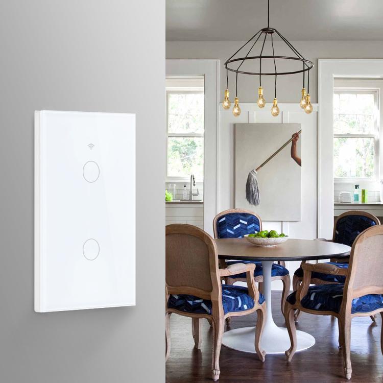 Công tắc thông minh WIFI một nút Model 120 US Gauge Graffiti, 1 nút trắng, 2 nút trắng, 1 nút đen, 2 nút đen, 1 nút vàng, 2 nút vàng