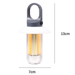Đèn lồng & đèn pin cắm trại nguồn sáng kép sạc lại, ánh sáng vàng ấm/trắng, đèn di động ngoài trời, 8 sợi tungsten, 4 sợi tungsten